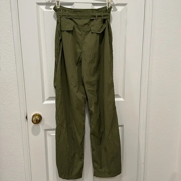 Windbreaker Baggy Olive Green Know One Cares Pants - Picture 4 of 6